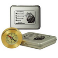 Desk Compass In Tin Box